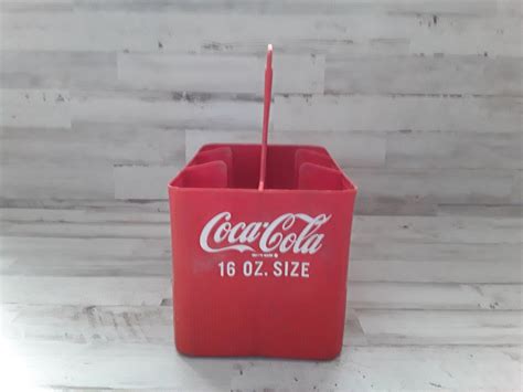 Vintage Red Plastic Coca Cola BOTTLE 6 PINT Carrier Coke | Etsy