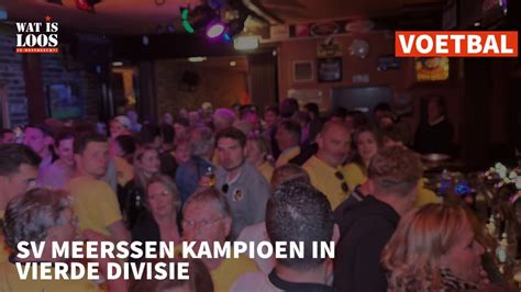 Sv Meerssen Kampioen In Vierde Divisie Youtube