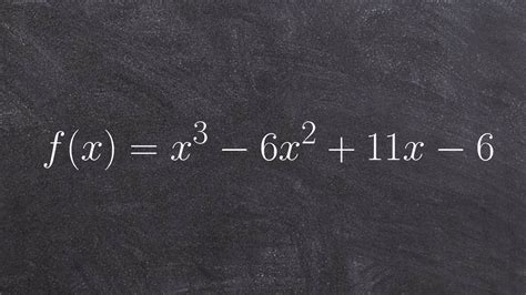 Learn How To Use The Rational Zero Test To Find The Zeros Of A