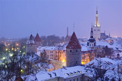 Download Estonia Covered In Snow Wallpaper