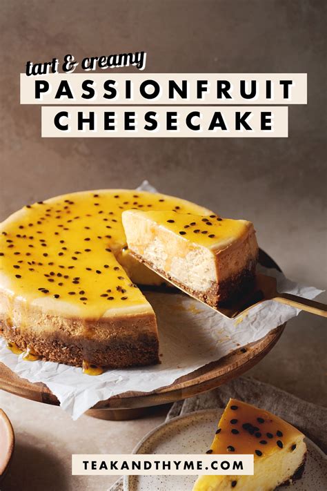 Passionfruit Cheesecake Artofit