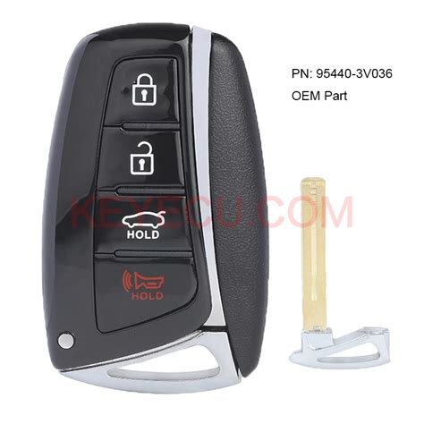 Oem Keyless Go Smart Remote Key Button Mhz A For Hyundai Azera