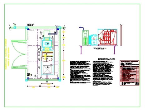 Electrical Substation Detail In Autocad Cad Library