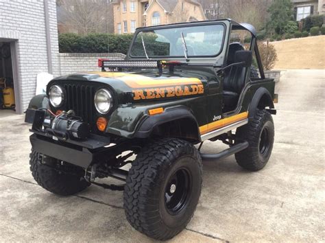 1981 A Jeep CJ 5 Renegade Survivor Original Paint Lifted CJ 44 For Sale