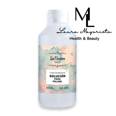 Solucion Para Polygel 250ml Las Varano Laura Mayorista