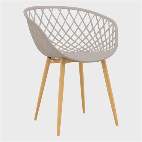 Cadeira Decorativa Para Sala de Estar Ápeiron Nude Gran Belo em Promoção na Americanas