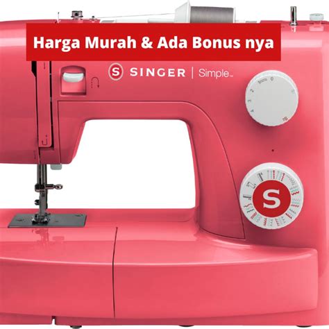 Jual Mesin Jahit Portable Singer Red Mesin Jahit Singer Portable