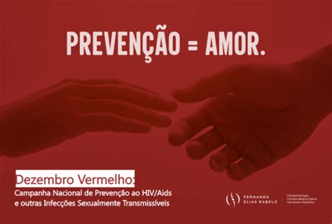 Dezembro Vermelho Conscientização da Prevenção ao Vírus HIV Aids