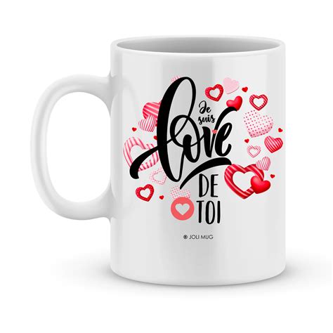 Cadeau Saint Valentin Mug Personnalis Je Suis Love De Toi Avec Photo