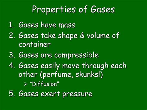 Ppt Introduction To The Properties Of Gases Powerpoint Presentation