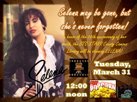 Movie: Selena at Starr Library on 20th Anniversary | Library