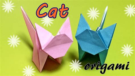 Awesome Origami Cat How To Make A Paper Cat Origami Cat Easy With