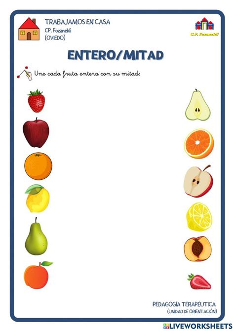 Entero Mitad Interactive Worksheet Ejercicios De Simetr A Signos