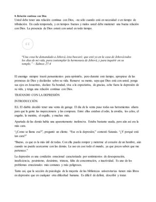 La Depresion PDF