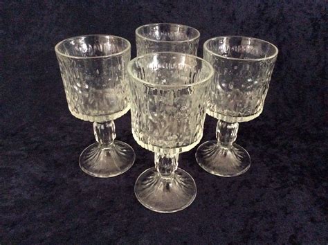 S Ravenhead Siesta Wine Glasses Goblets Set Of Bark Etsy Uk