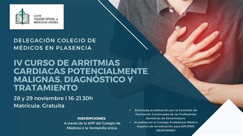 PLAZAS AGOTADAS IV Curso De Arritmias Cardiacas Potencialmente