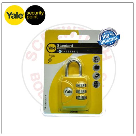 Yale Combination Padlock Yp Yellow Lazada Ph