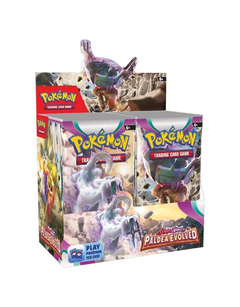 Pokemon TCG Paldea Evolved Display Box Ingles Shadow Games Perú