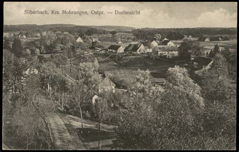 Stadtpartie Silberbach Lk Mohrungen Ostpreußen Ansichtskarten