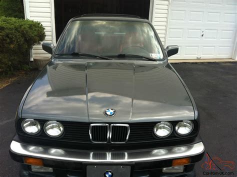 1987 Bmw E30 325 Is 5sp Original Owner 26 Years Delphin Metallicred Leather