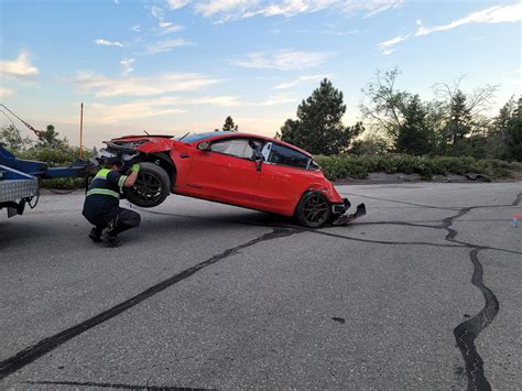 Tesla Model 3 Aces Real-Life Crash Test After Falling off 100-Ft Cliff ...