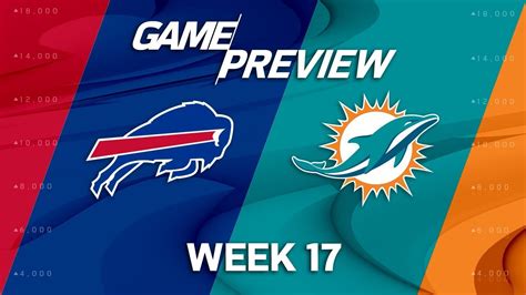 Buffalo Bills Vs Miami Dolphins Nfl Week 17 Game Preview Nfl Total