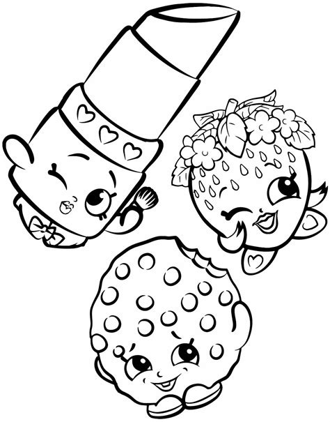 Desenho De Shopkins Para Colorir Desenho De Shopkins Para Colorir