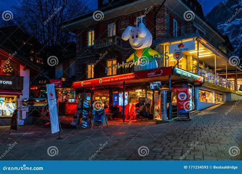 Grindelwald Ski Resort Switzerland Editorial Stock Photo Image Of