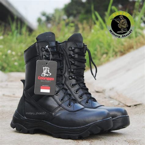 Jual Sepatu Pdl Tni Ad 100 Kulit Asli Jatah Pembagian Original Caanggo