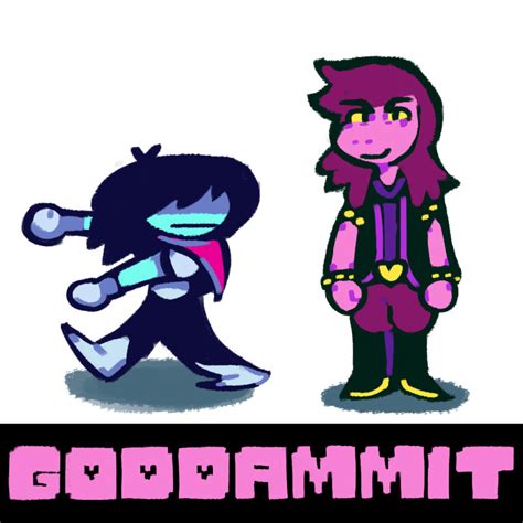 Susie Deltarune Kris Deltarune Deltarune персонажи