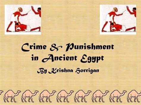 Ppt Crime Punishment In Ancient Egypt Powerpoint Presentation Id