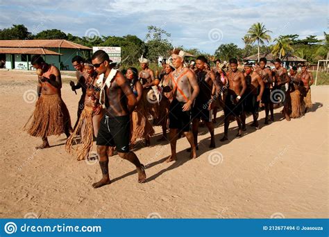 Pataxo Indigenous Games Editorial Stock Image Image Of Anthropology