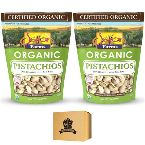 Organic Pistachios Bundle Includes Aif Two Oz Of Farms Organic Dry