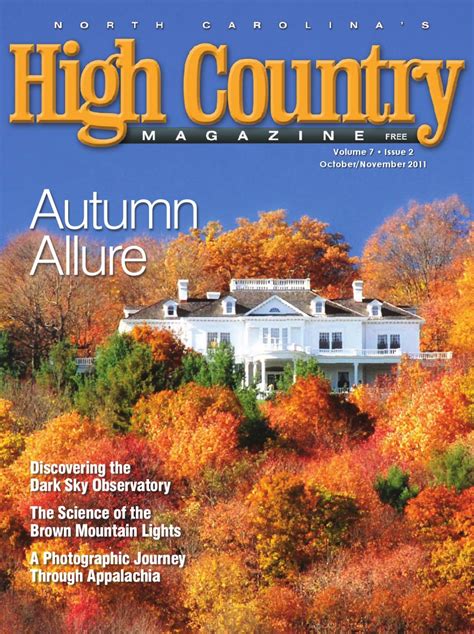 High Country Magazine Vol 7 Issue 2 Octobernovember 2011 By High