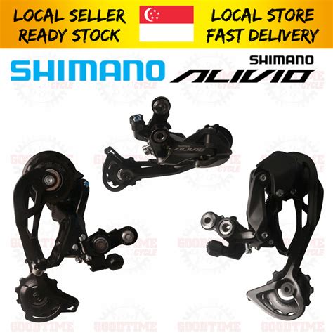 Shimano Alivio RD M3100 SGS 9speed Rear Derailleur Shadow Long Cage