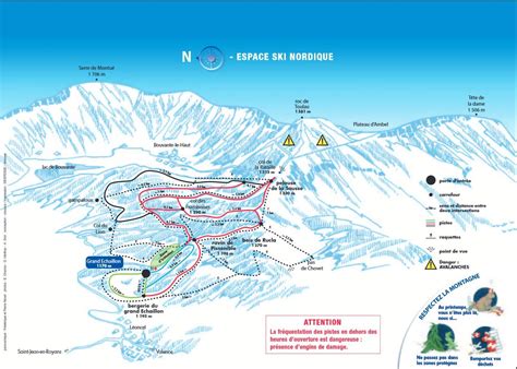 Bergfex Plan Des Pistes Le Grand Echaillon Font D Urle Ski De Fond