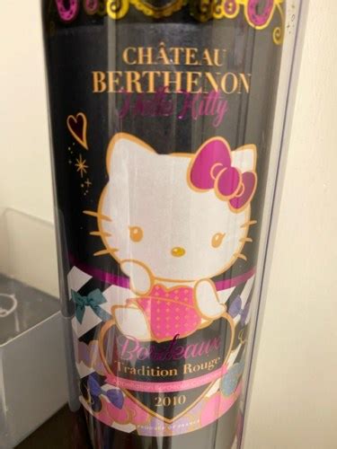 Château Berthenon Hello Kitty Tradition Rouge Vivino US