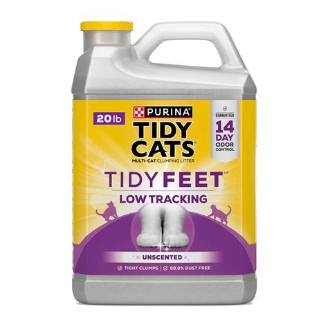 Tidy Cats Tidy Feet Low Tracking Unscented Cat Litter Shop Litter