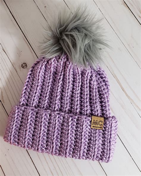 Free Ribbed Crochet Hat Pattern