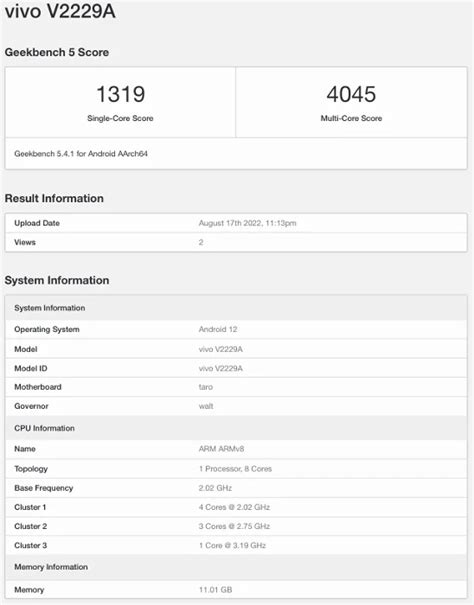 Vivo X Fold S Visto En Geekbench Con Snapdragon 8 Gen1 Soc Próximo