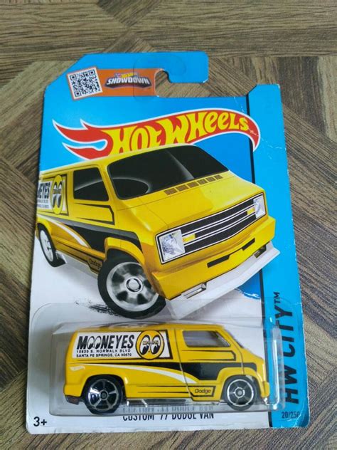 Hotwheels Custom 77 Dodge Van Mooneyes Hobbies And Toys Collectibles And Memorabilia Vintage