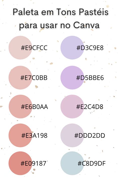 An Image Of Different Colors And Sizes Of Circles With The Words Pastel Em Tons Paste