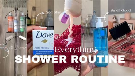 Everything Shower Routine💦🧽feminine Hygiene Skincare Body Care Tips