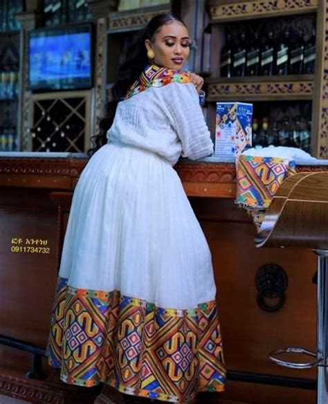 Shewa Amhara Ethiopian Dress Ethiopian Traditional Dress Ethiopian