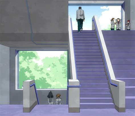 Ua Stairs Background Bnha By Pirateroger On Deviantart