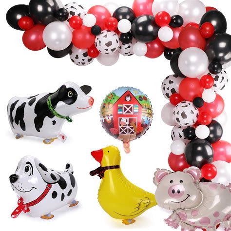 Buy Golray Farm Birthday Party Supplies Decorations, 103 Pcs Farm ...