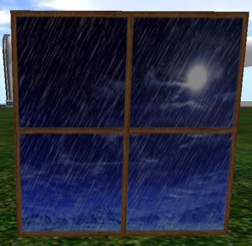 Second Life Marketplace - Rain Window Animated