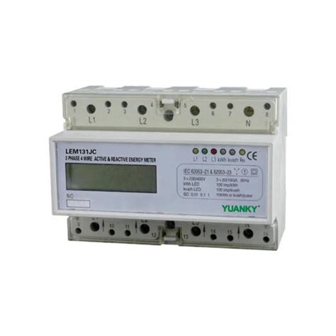 China Meter Electrical Supply 10 60 DIN Rail Three Phase Electronic