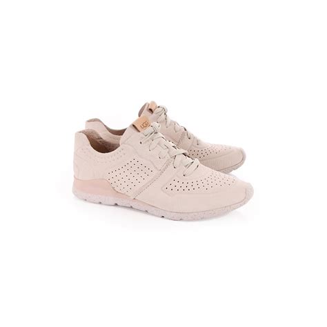 Ugg Womens Ugg Tye Nubuck Unlined Trainer Ceramic Cream Ugg Womens