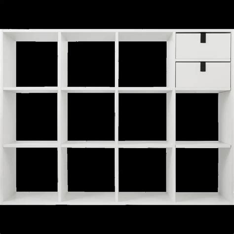 Стеллаж Spaceo KUB 12 секций 139.2x104.9x31.7 см ЛДСП цвет белый ️ ...